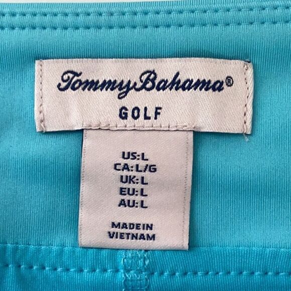 TOMMY BAHAMA NWT WOMENS OUTDOOR ACTIVE GOLF SKIRT TURQUOISE UPF 50 QUICK DRY LG - Picture 5 of 8